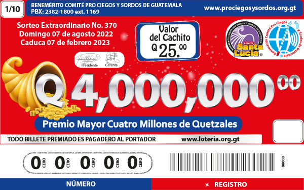 Sorteo #370